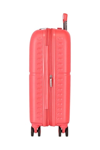 Valise cabine Highlight - Corail - 55 cm - Orange et argenté