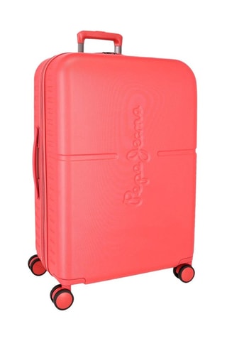 Valise semaine Highlight - Corail - 70 cm - Orange et argenté