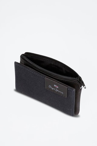 Porte-monnaie en cuir Hilltop - Bleu