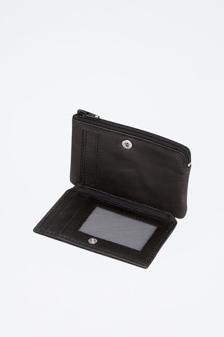 Porte-monnaie en cuir Hilltop - Bleu