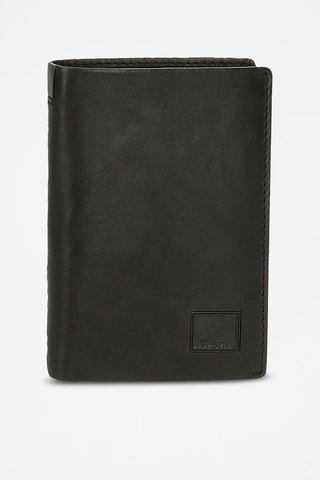 Portefeuille en cuir Marshal - Noir