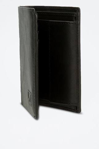 Portefeuille en cuir Marshal - Noir