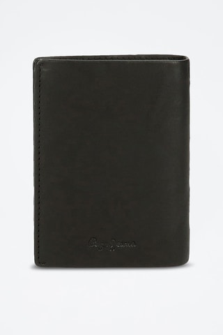 Portefeuille en cuir Marshal - Noir