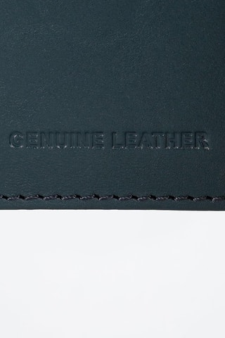 Porte-monnaie en cuir Marshal - Bleu