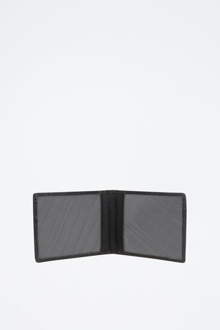 Porte-cartes en cuir Cracker - Noir