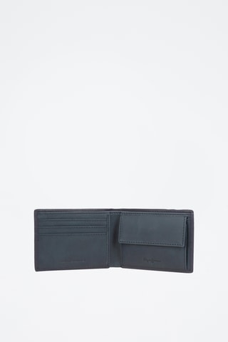 Portefeuille en cuir Cracker - Bleu