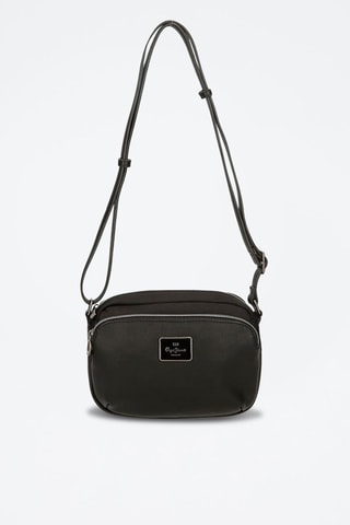 Sac bandoulière Christine - Noir et argenté