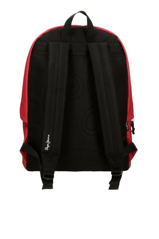 Sac à dos connecté et trousse Aris - Rouge et noir