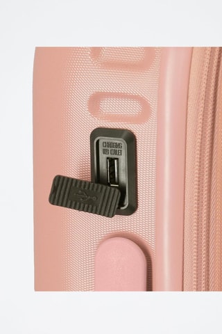 Valise cabine connectée Carina  - 55 cm - Rose
