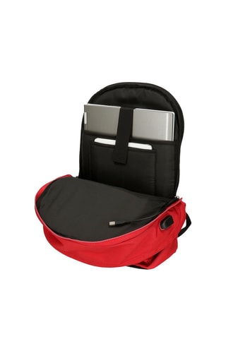 Sac à dos connecté Aris - Rouge et noir