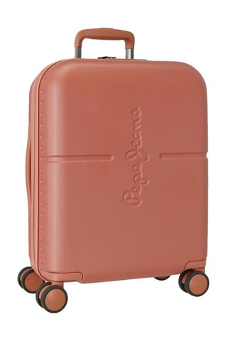 Valise cabine Highlight  - 55 cm - Argenté et rouge