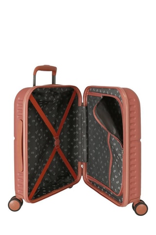 Valise cabine Highlight  - 55 cm - Argenté et rouge