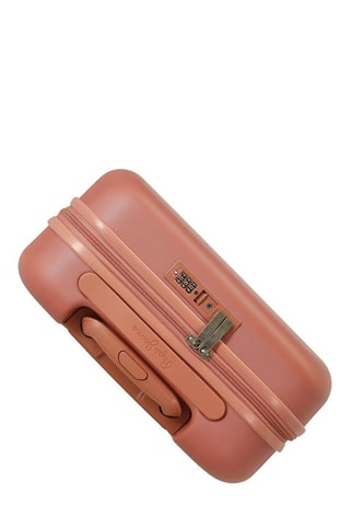 Valise cabine Highlight  - 55 cm - Argenté et rouge