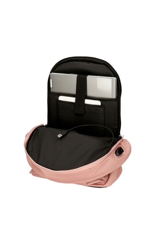 Sac à dos connecté Aris - Rose et noir