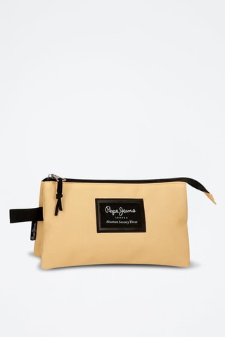 Trousse Aris - Noir et beige