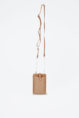 Sac bandoulière Megan - Marron et beige