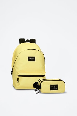 Sac à dos et trousse Aris Evergreen - Jaune