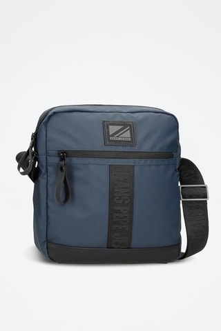 Sac bandoulière Hoxton - Noir et bleu