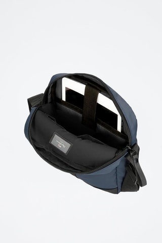 Sac bandoulière Hoxton - Noir et bleu