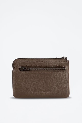 Porte-monnaie Checkbox - Marron