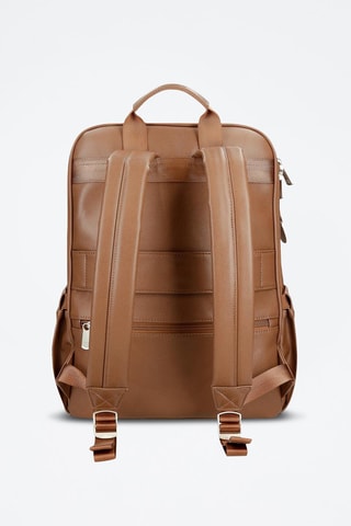 Sac à dos - Argenté et marron