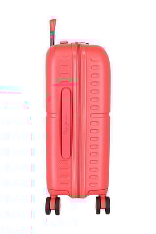 Valise cabine Highlight  - 55 cm - Argenté et rouge