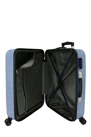 Valise cabine et valise semaine Noni Denim (S/M) - 65 cm - Bleu