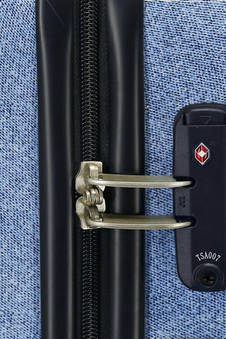 Valise cabine et valise semaine Noni Denim (S/M) - 65 cm - Bleu