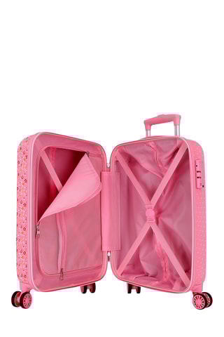 Valise cabine Alenka (S) - 67 cm - Cadenas TSA - Rose