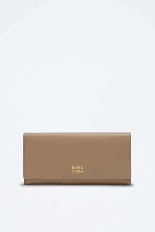 Portafoglio in pelle - Beige chiaro