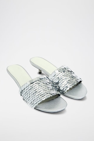 Sandalen met Hak - Zilverkleurig