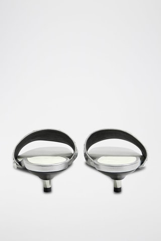 Sandalen met Hak - Zilverkleurig