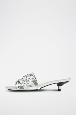 Sandalen met Hak - Zilverkleurig