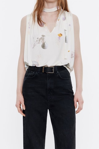 Top senza maniche - Bianco