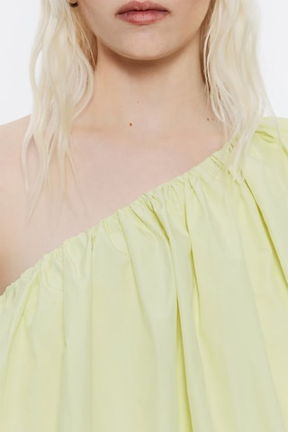 Abito asimmetrico - Giallo chiaro