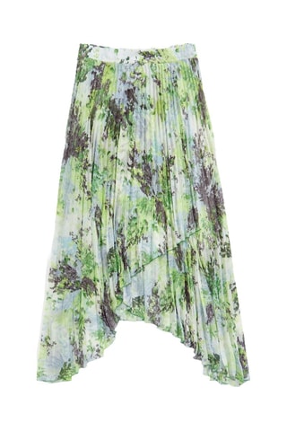 Plissérok - Lichtgroen