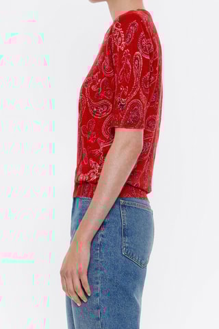 Maglia in lino - Rosso