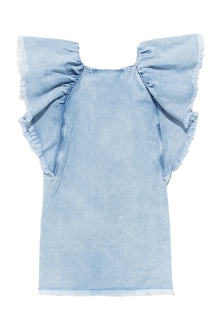 Abito taglio dritto in jeans - Azzurro