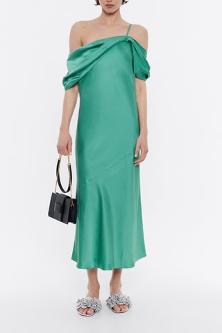 Abito midi - Verde
