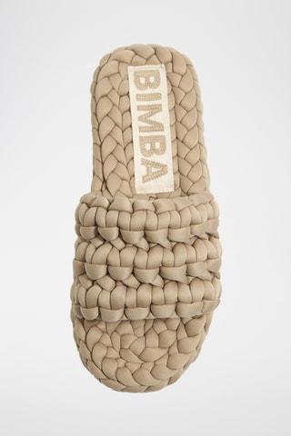 Platform Muiltjes - Beige