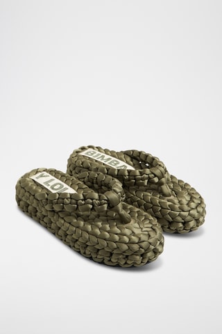 Platform Sandalen - Kaki