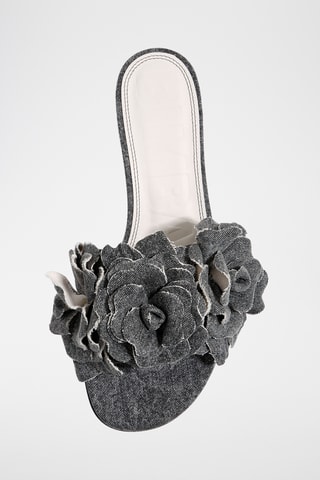Muiltjes met Hak - Grijs