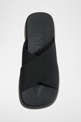 Muiltjes met Sleehak - Zwart