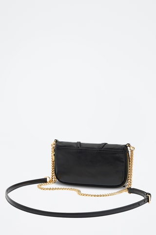 Borsa a tracolla in pelle - Nero