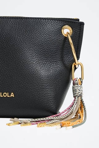 Shopping bag in pelle - Nero