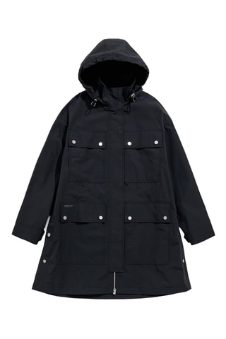 Trenchcoat met Capuchon - Zwart