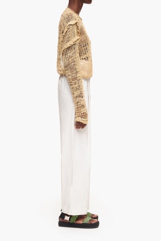 Pantaloni wide legs - Bianco