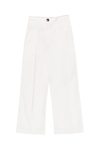 Pantaloni wide legs - Bianco