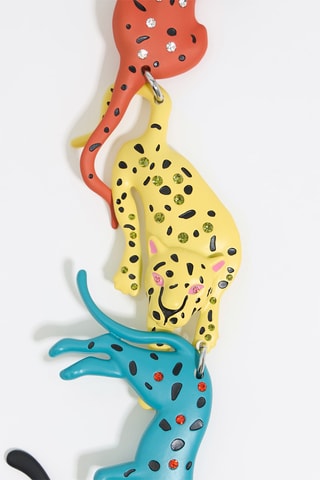 Collana - Argentato e giallo