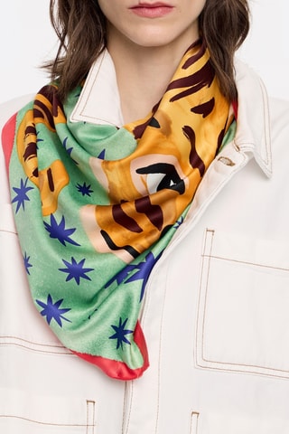 Sjaaltje - Groen en Oranje